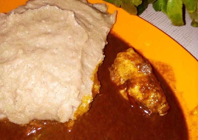 Recipe of Favorite Tuwon Dawa with kuka soup