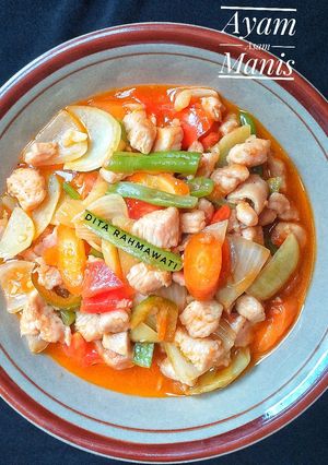 Foto resep Ayam Asam Manis