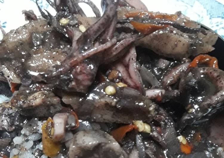 Cumi hitam pedes seger