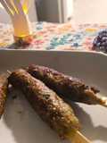 Smoky chicken seekh kabab