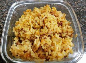 Foto de Arroz carreteiro de bacon e calabresa