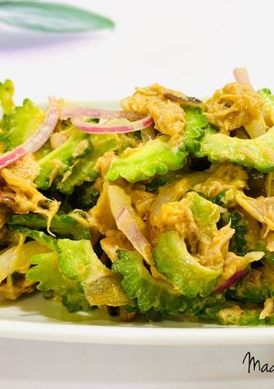 Hình của món Salad 🥗: Khổ Qua Rừng trộn Cá Tuna Ngâm DầuMón ngon - dễ làm THE BEST của khổ qua!.