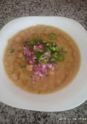 صورة لوصفة حمص ابیض