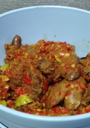 Foto resep Balado ati ampela ala mama juna