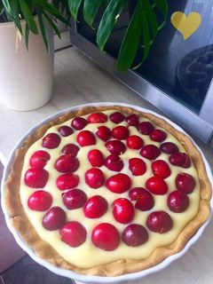 Vaníliás cseresznyés pite 🍒🥧 recept fotója