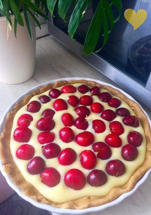 Vaníliás cseresznyés pite 🍒🥧 recept fotója