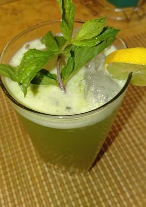 صورة لوصفة شراب الليمون بالنعناع 🍋🌿
