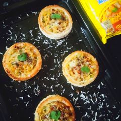 A picture of Bread Maggi Canapes.
