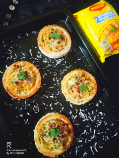 A picture of Bread Maggi Canapes.