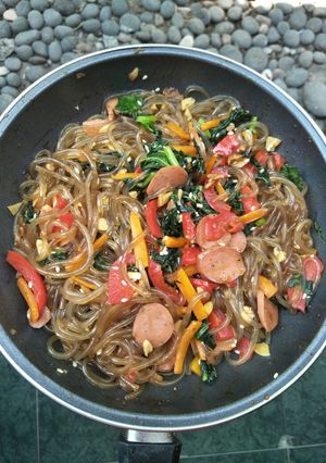 Foto resep Japchae (Korean Stir Fried Noodle)