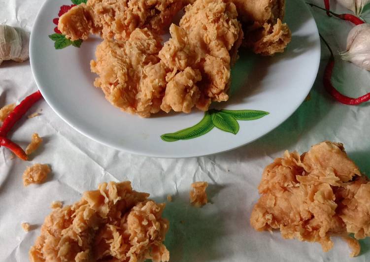 Resep Ayam Kriting Renyah Ala KFC Anti Gagal