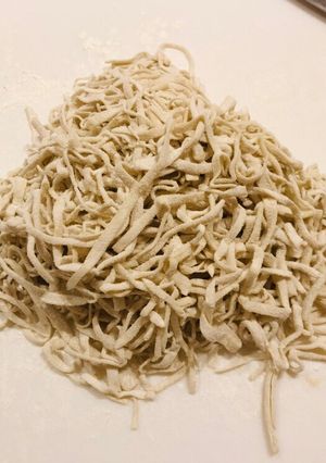 Foto di Soba fresca (Spaghetti giapponesi di grano saraceno)