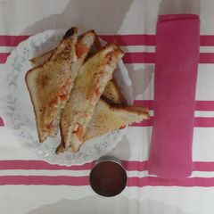 A picture of Cheesy Veg sandwich.