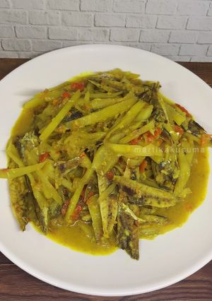 Foto resep Ikan asin tumis mangga