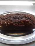 Budín de chocolate y banana