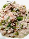 Risotto con cime di zucchine