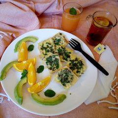 A picture of Egg n Spinach Bites#breakfastideas.