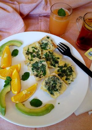 A picture of Egg n Spinach Bites#breakfastideas.