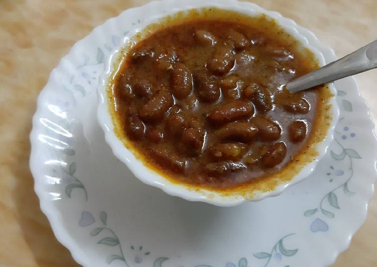 Homemade Rajama curry