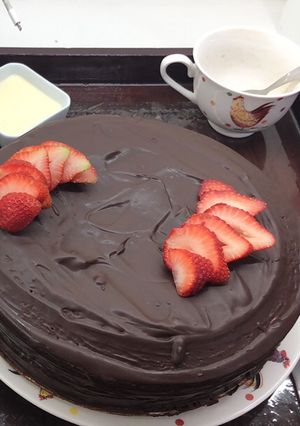 Una foto de Torta Sacher (Sachertorte)
