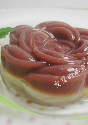 桂花紅豆糕 的食譜成品照片