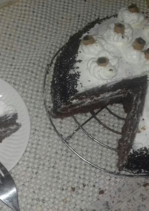 صورة لوصفة كيك طنجرة الضغط بدون فرن او مضرب كهربائي