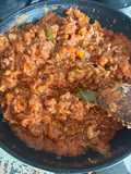 Ragù alla Bolognese 1982 (pasta boloñesa tradicional)