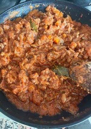 Una foto de Ragù alla Bolognese 1982 (pasta boloñesa tradicional)