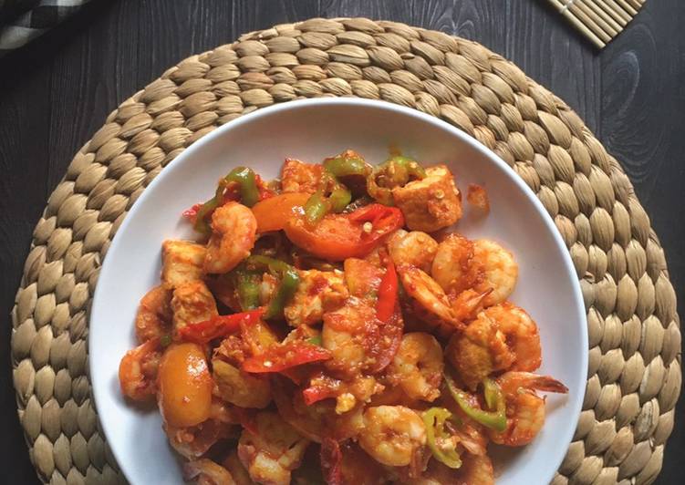 Resep Terbaik Udang Balado Gurih Mantul