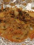 芝士蒜蓉烤鰈魚 (Garlic Cheese with White Flounder Fish)