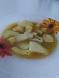 Guiso de pota y perca