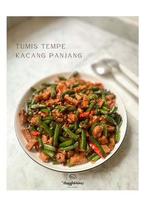 Foto resep Tumis Tempe Kacang Panjang