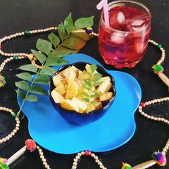A picture of Vrat wale aloo (Crispy paper fry potato/ Aloo.