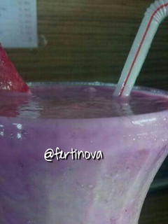 Foto resep Es jus buah naga mix susu