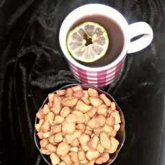 A picture of Doum palm tea (shayin goruba).