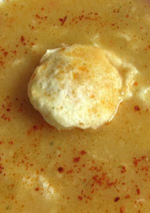 Fokhagymás tojásleves recept fotója