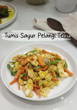 Foto resep Tumis Sayur Telur Orak Arik