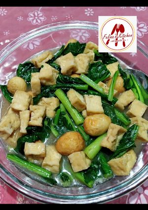 Foto resep Tumis sawi hijau tahu telur
