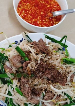 Hình của món Phở xào.