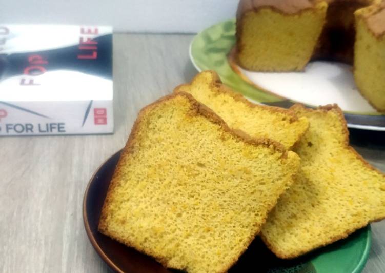 Resep Chiffon Labu Kuning (gluten free) yang Sempurna