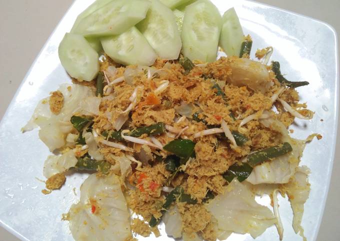 Ternyata ini loh! Resep termudah memasak Sayur urab pedes yang sempurna