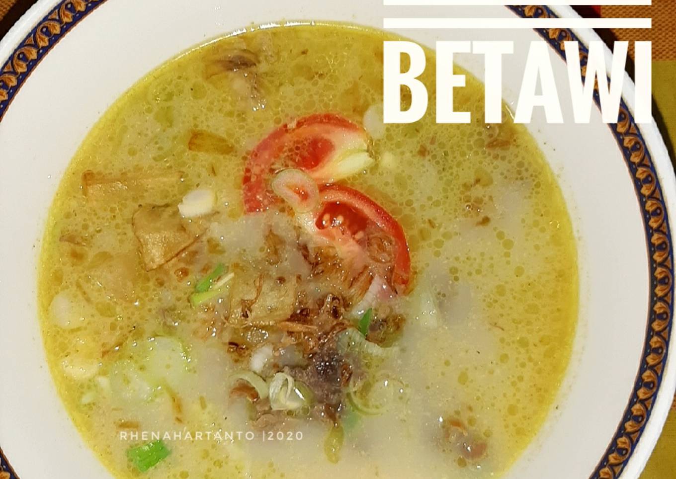 Soto Betawi Daging Sapi Tanpa Santan