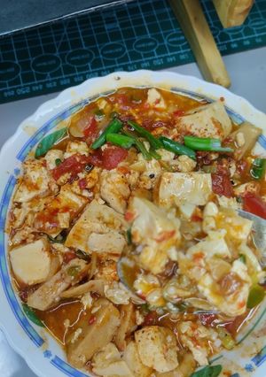 Foto resep Tahu Kuah Tomat Pedas