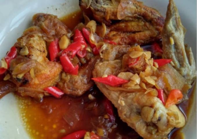 Sayap Ayam Kecap Pedas