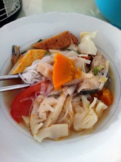 Hình của món Bún chả cá Đà Nẵng.