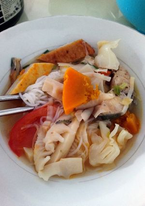 Hình của món Bún chả cá Đà Nẵng.
