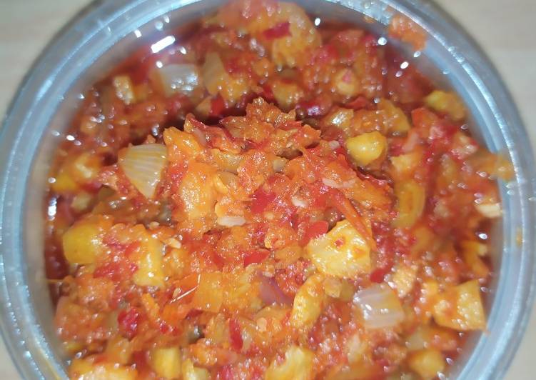 Resep Sambal Nanas, Enak