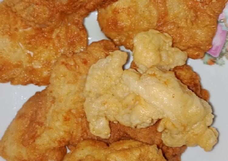 Cara Gampang Membuat Fillet ayam crispy sederhana, Enak Banget