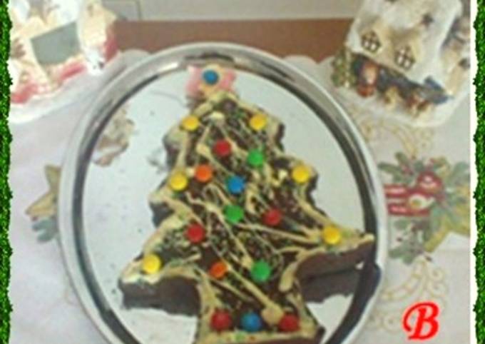 κύρια φωτογραφία συνταγής Σούπερ σοκολατένιο Χριστουγεννιάτικο δεντράκι