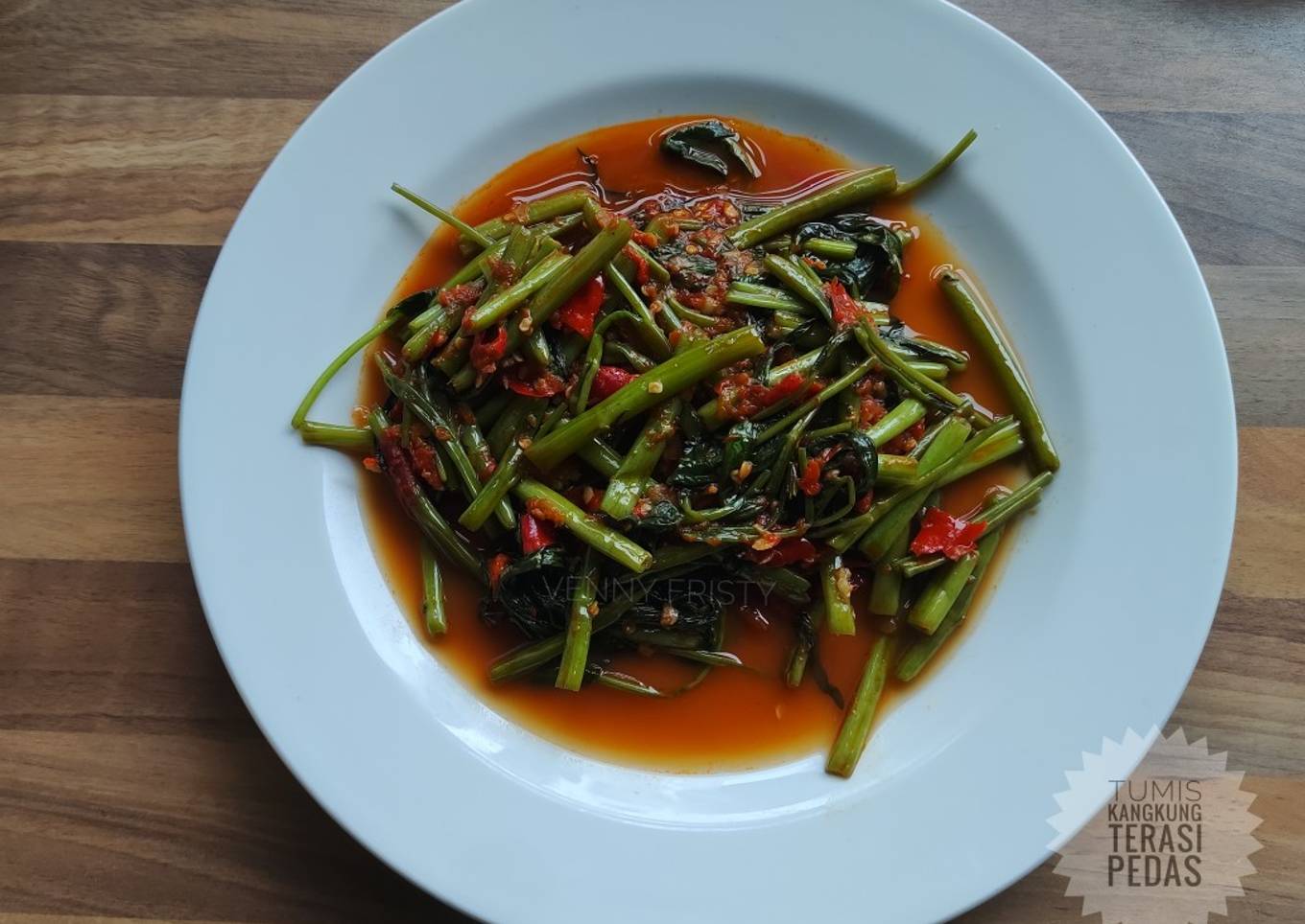 Tumis Kangkung Terasi Pedas